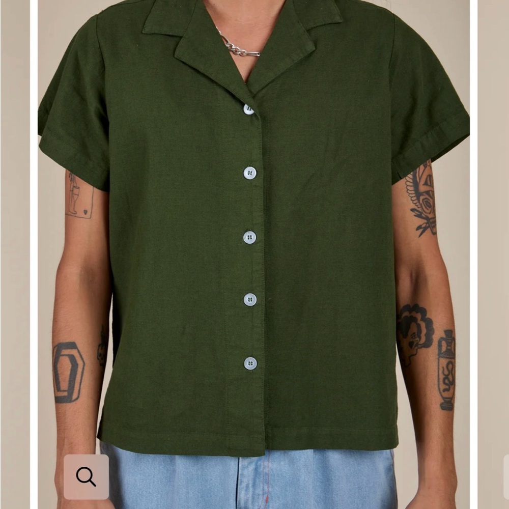 Big Bud Press Pantry Button Down Shirt in Evergreen